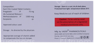 Bitaneuro Pg 750 Mcg/75 MG Capsule 10